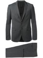 Tonello Pinstriped Suit, Men's, Size: 52, Grey, Spandex/elastane/cupro/virgin Wool
