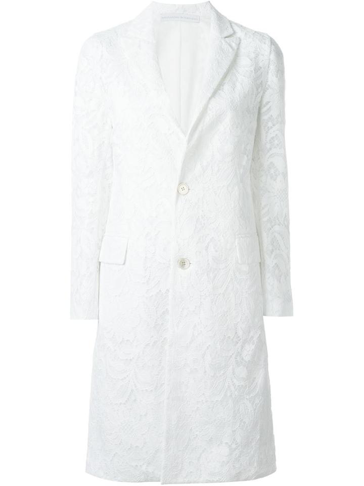 Ermanno Scervino Single Breasted Lace Coat