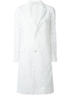 Ermanno Scervino Single Breasted Lace Coat