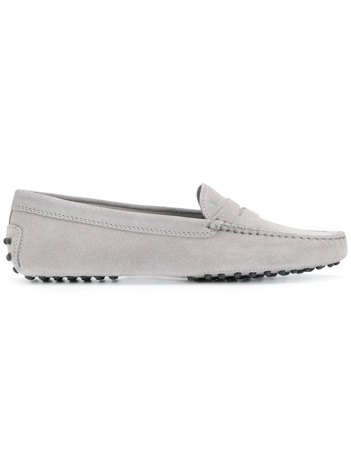 Tod's Gommini Mocassino Loafers - Grey