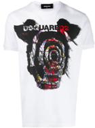 Dsquared2 Graphic Printed Logo T-shirt - White