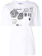 Mcq Alexander Mcqueen Front Printed T-shirt - White