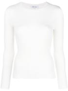 Philo-sofie Ribbed Fitted Top - White