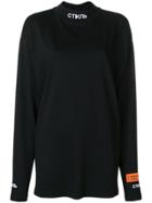 Heron Preston Style Mockneck T-shirt - Black
