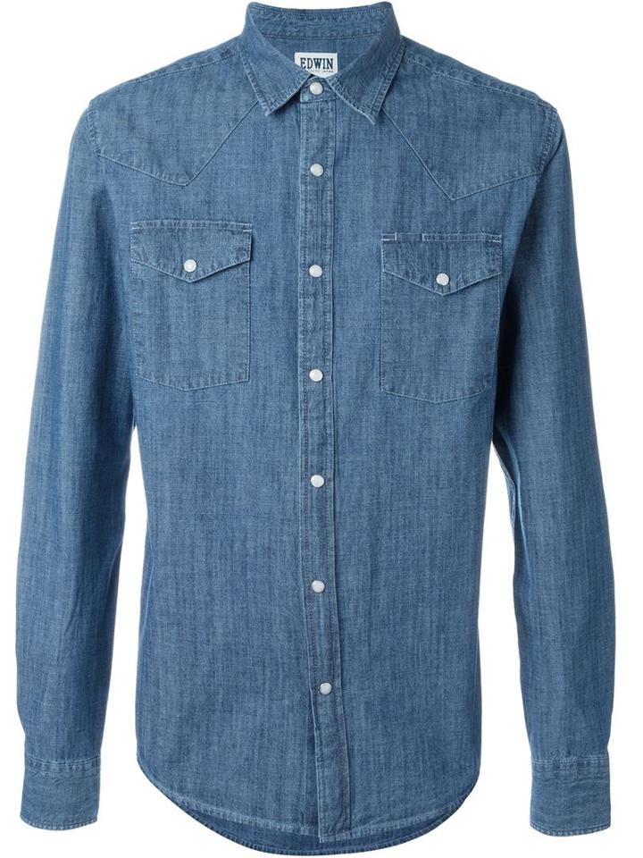 Edwin Chambray Western Shirt