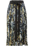 Marni Printed Pleated Skirt - Multicolour