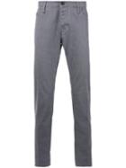 Emporio Armani - Denim Fitted Trousers - Men - Cotton/elastolefin - 33, Grey, Cotton/elastolefin