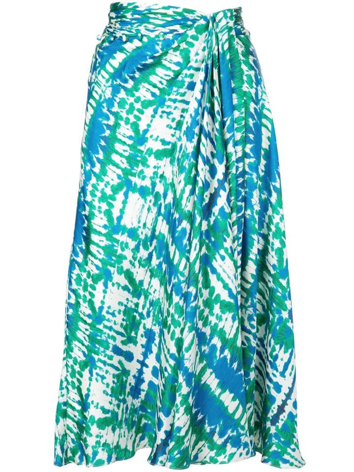 Prabal Gurung New Sarong Skirt - Green
