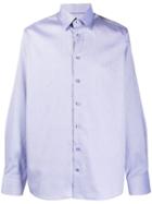 Eton Pointed Collar Shirt - Blue