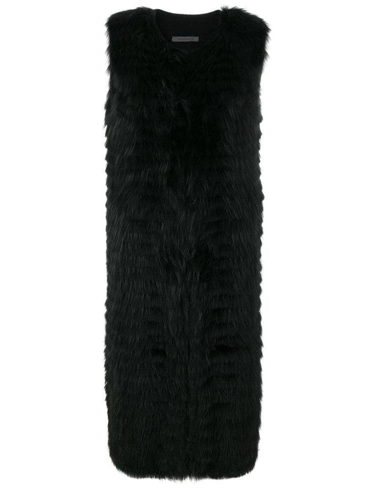 Simonetta Ravizza Round Neck Waistcoat - Black