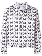 Calvin Klein Jeans Est. 1978 Printed Denim Jacket - White