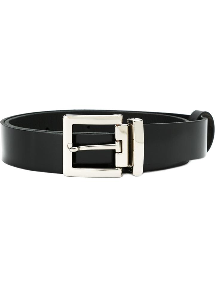Reinaldo Lourenço Leather Belt - Black