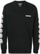 Neighborhood Contrast Logo Sweatshirt - Black
