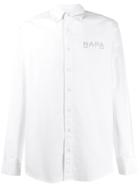Napa Silver Logo Print Shirt - White