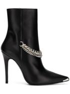 Amiri Chain Ankle Boots - Black