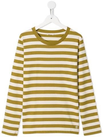 Fith Teen Striped Long Sleeve Top - Brown