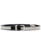 Philosophy Di Lorenzo Serafini Rhinestone Detail Belt - Silver