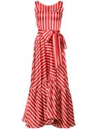 Silvia Tcherassi Stripe Flared Midi Dress