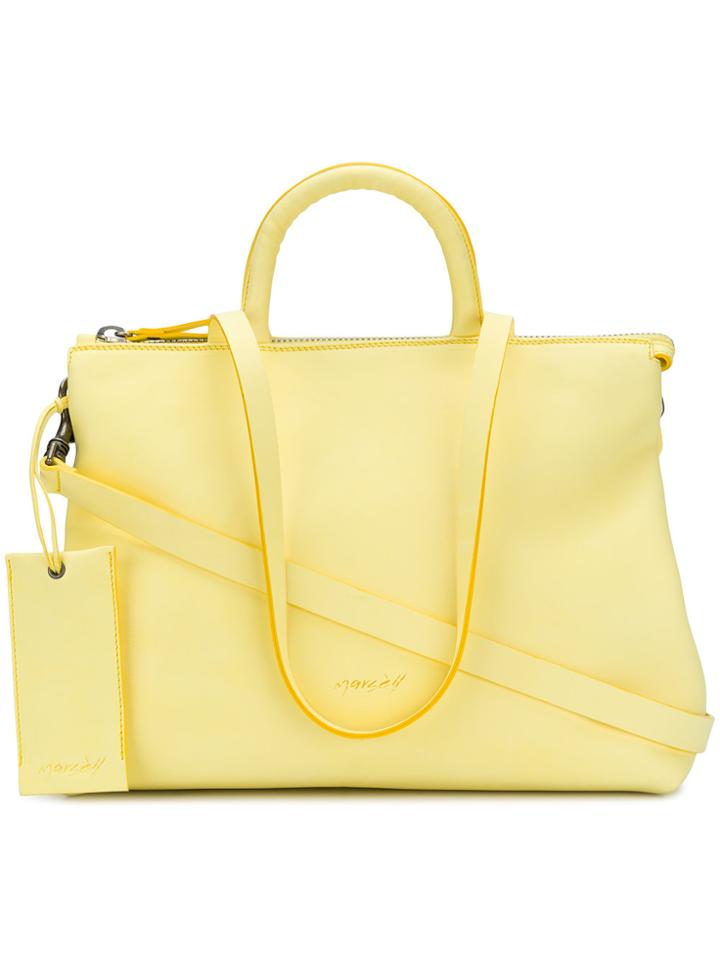 Marsèll Logo Stamp Tote - Yellow & Orange