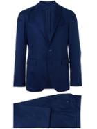 Tagliatore Two Piece Suit, Men's, Size: 46, Blue, Acetate/viscose/wool