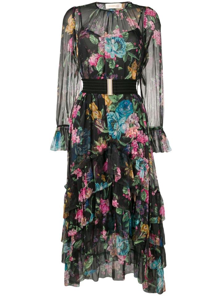 Zimmermann Ninety-six Frill Dress - Black
