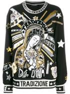 Dolce & Gabbana Dg Dna Sweatshirt - Black