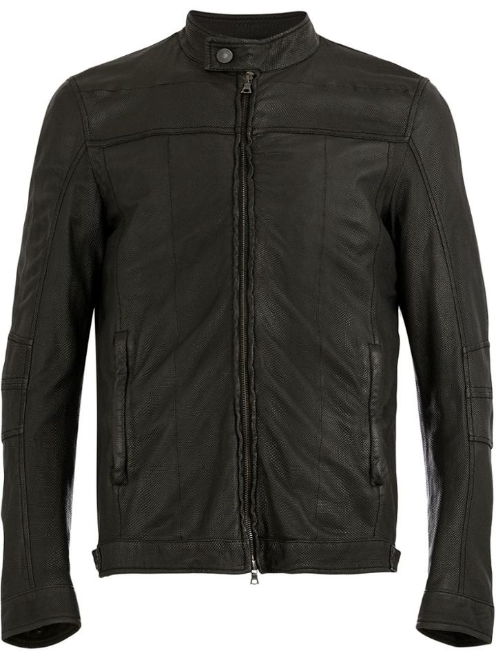 Drome Worn Effect Jacket - Black