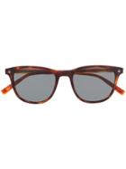 Lacoste Tortoiseshell Frame Sunglasses - Brown