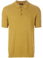 Roberto Collina Classic Fitted Polo Top - Brown