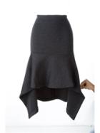 Marni Asymmetric Flared Midi Skirt