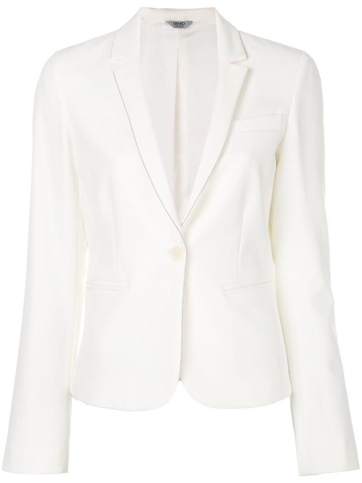 Liu Jo Tailored Fitted Blazer - White