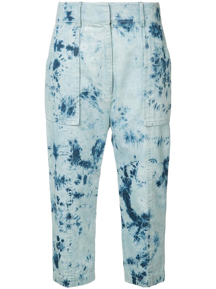 Victor Alfaro Stained Boyfriend Jeans, Women's, Size: 2, Black, Cotton