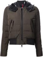 Moncler 'agathe' Padded Jacket, Women's, Size: 3, Green, Polyamide/goose Down