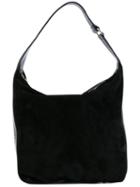 Lanvin - Chaine Hobo Bag - Women - Cotton/calf Leather - One Size, Black, Cotton/calf Leather