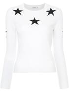 Guild Prime Star Motif Sweater - White