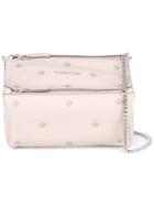 Givenchy Mini Pandora Shoulder Bag, Women's, Nude/neutrals, Calf Leather