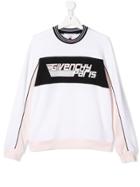 Givenchy Kids Teen Logo Print Sweater - White