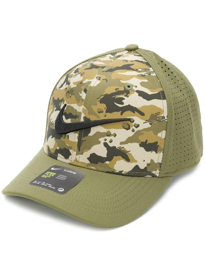 Nike Camouflage Classic 99 Swoosh Flex Cap - Green