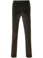 Department 5 Corded Tailored Trousers - Brown