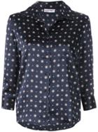 Anine Bing Billie Geometric Pattern Blouse - Blue