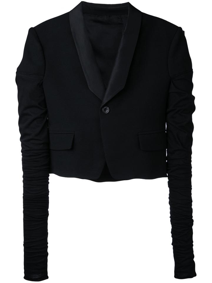 Rick Owens Micro Tux Jacket - Black