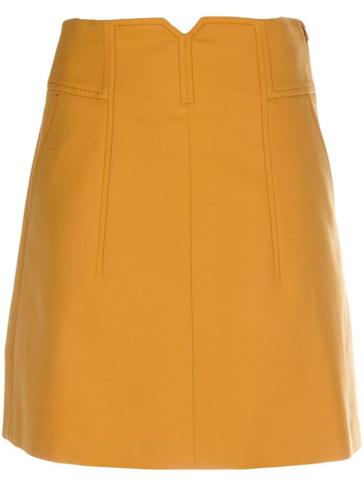 Dorothee Schumacher High-rise A-line Skirt - Yellow
