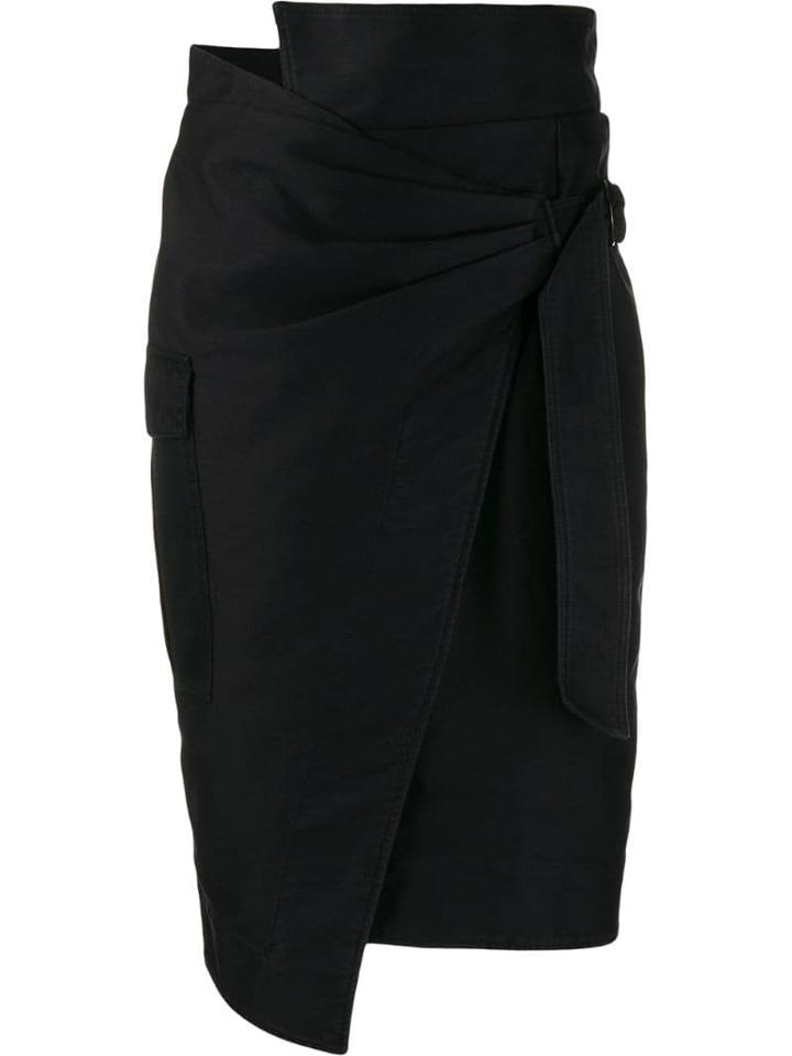 Isabel Marant Étoile Giulia Midi Skirt - Black