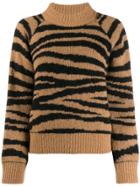 A.p.c. Zebra Print Jumper - Neutrals