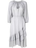 Ulla Johnson Ruffled Dress - Grey
