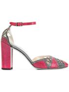 A.n.g.e.l.o. Vintage Cult Studded Buckle Pumps - Pink