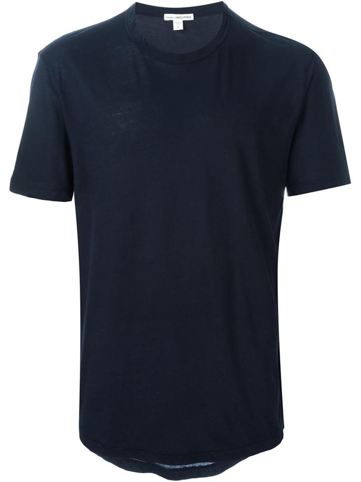 James Perse Classic T-shirt, Men's, Size: 1, Blue, Cotton