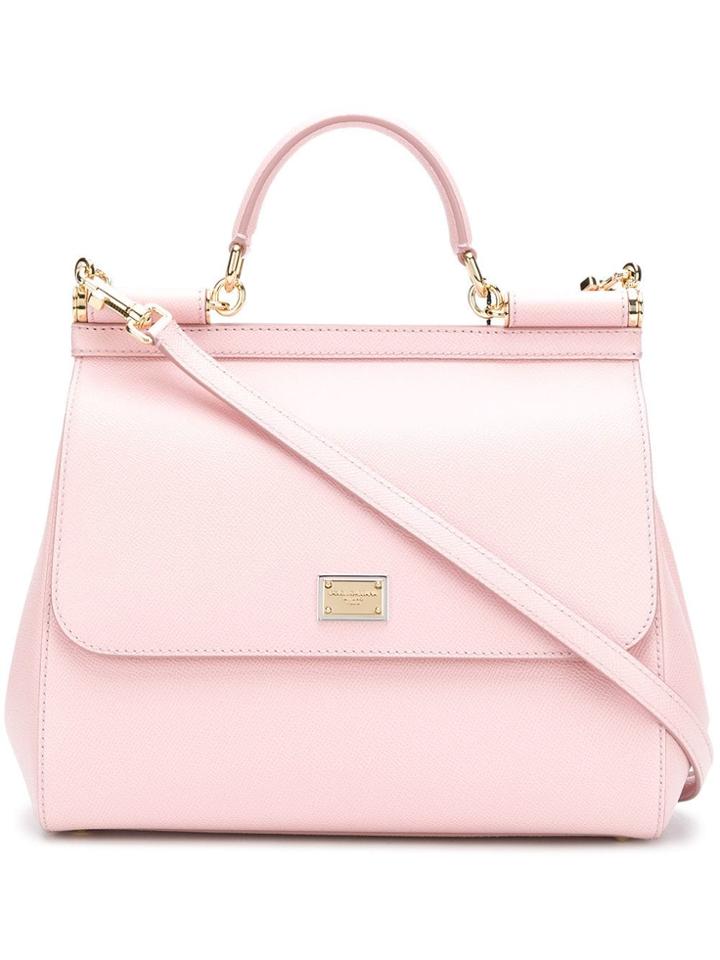 Dolce & Gabbana Sicily Large Tote - Pink