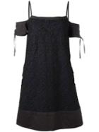 Diesel Black Gold Floral Lace Dress, Women's, Size: 40, Polyamide/polyester/cotton