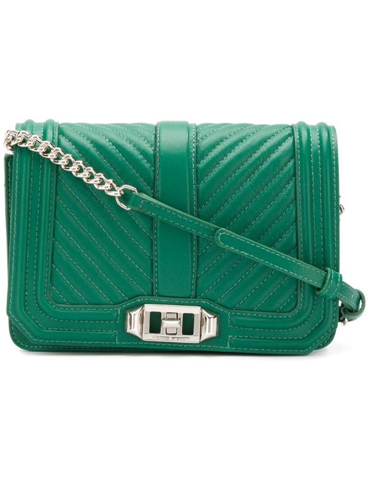 Rebecca Minkoff Quilted Crossbody Bag - Green
